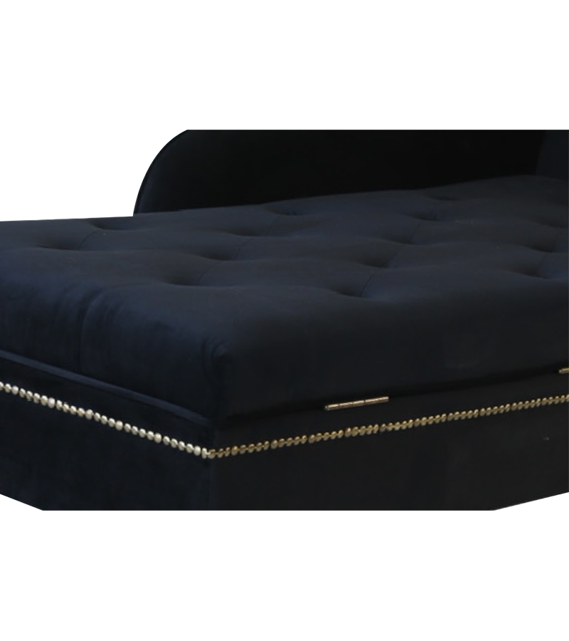 B-004 Chaise longue classica americana in tessuto